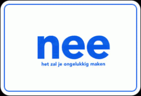 Afbeelding Nee - Ongelukkig